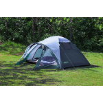 Палатка 4-мест, 210+120х240х130 см, 2 сл, 1 комн, 1 тамб, мос сет, 2 окна, Green Days, GJH057