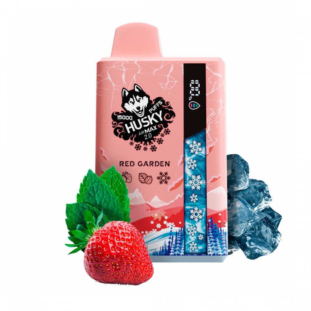 Одноразовая электронная сигарета Husky Airmax 2.0 - Red Garden (15000 затяжек)