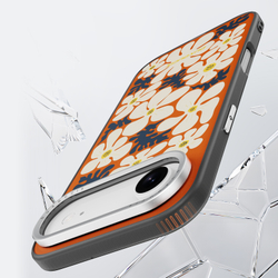 Чехол с MagSafe оранжевого цвета для iPhone Air, Dux Ducis, серия Moro Series Magnetic Case