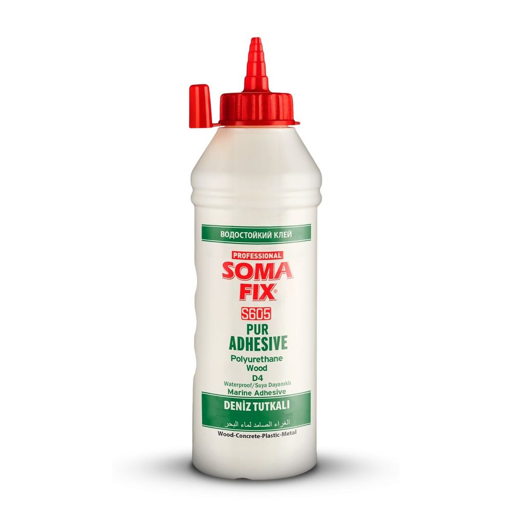 Клей водостойкий  SOMA FIX   D4 прозрачый 500г  / S604