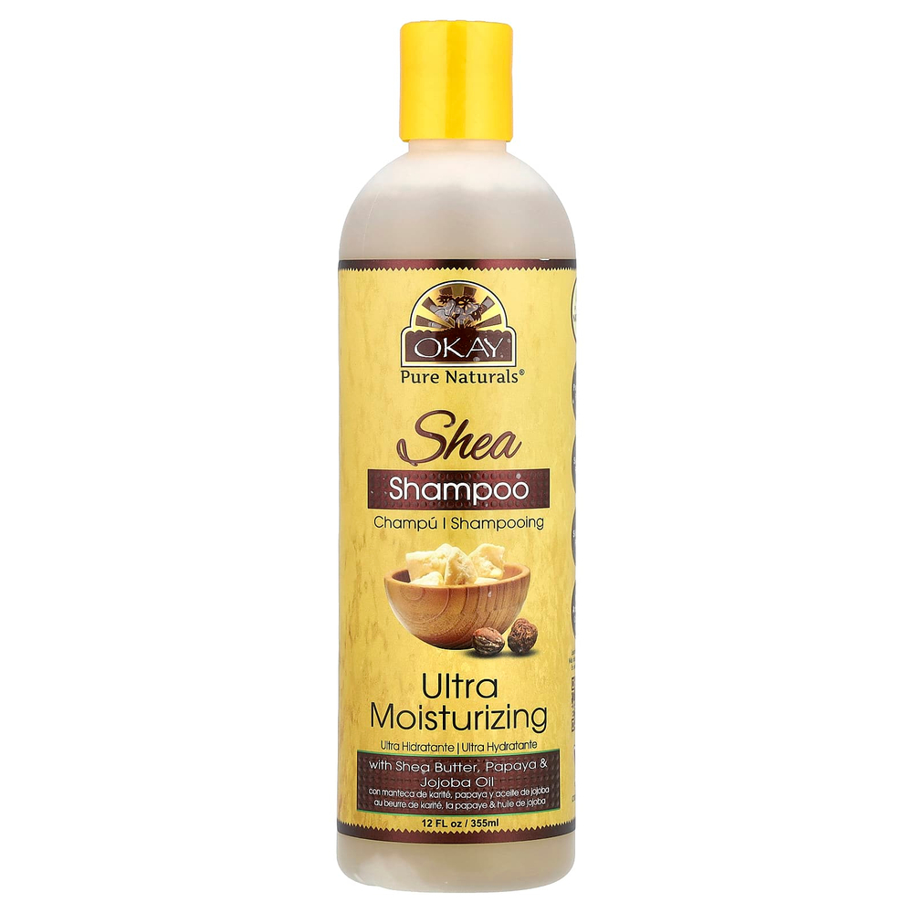 Okay Pure Naturals, Шампунь ши, ультраувлажнение, 355 мл (12 жидк. унц.)