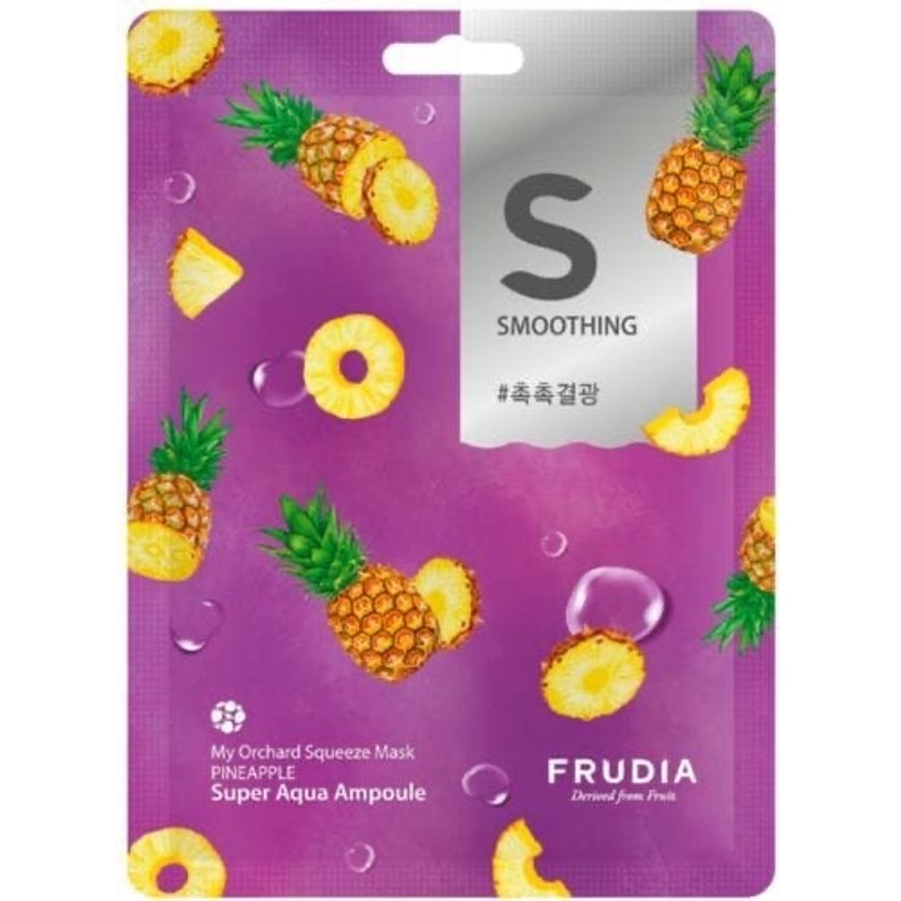 Маска тканевая для лица с ананасом FRUDIA  My orchard squeeze mask pineapple, 20мл