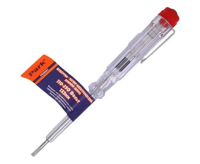 Отвертка индикаторная (отвертка-пробник) прямой шлиц PEN901 Park 356901