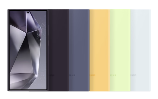 Чехол-накладка Silicone Case S24 Ultra ( Фиолетовый)