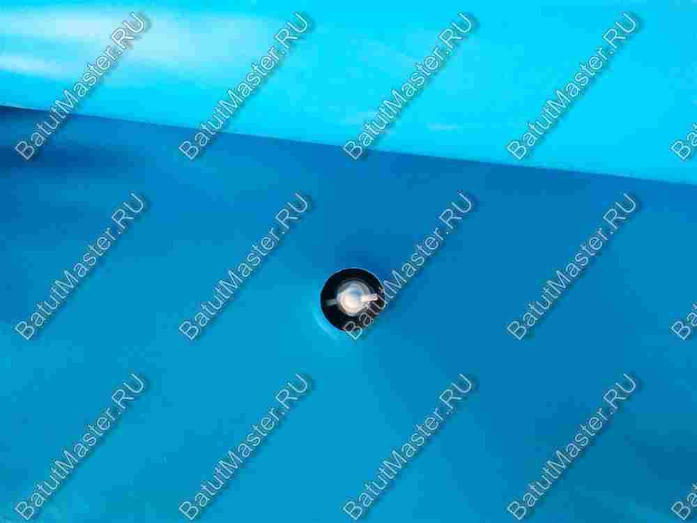 Надувной бассейн «Одноцветный» 4*4*0,5 м