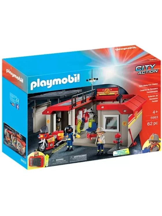 Конструктор Переносная пожарная станция Плэймобиль 5663