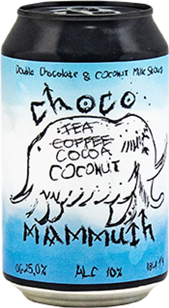 Пиво Одна Тонна Шоколадный Мамонт Коконат Эд. / One Ton Choco Mammuth Coconut Ed. 0.33 - банка