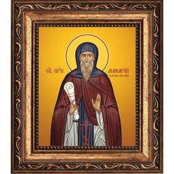 Макарий Высокоезерский преподобный. Икона на холсте.