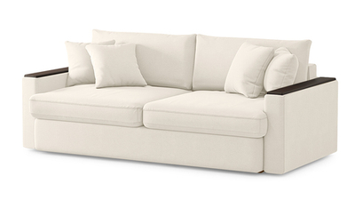 Диван Стелф 3 Vivaldi 02 224*109*90 см, Белый  Еврокнижка Фиеста