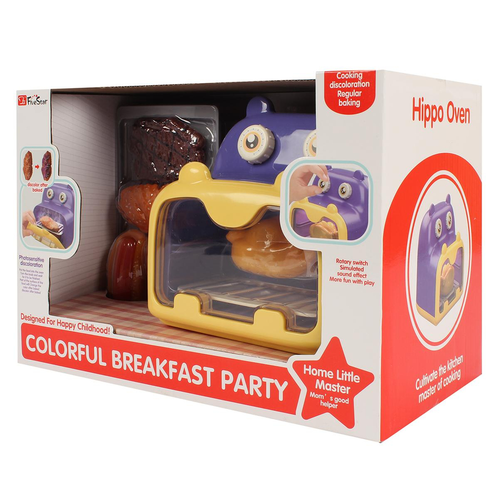 Чудо печь с аксесс. на бат. свет/звук, 9предм. коробка 35844A