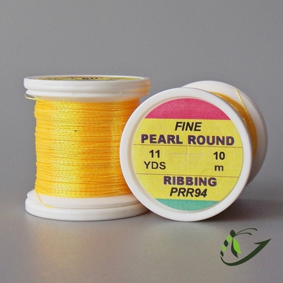HENDS Люрекс Pearl Round Ribbing Tinsel 11 Yds