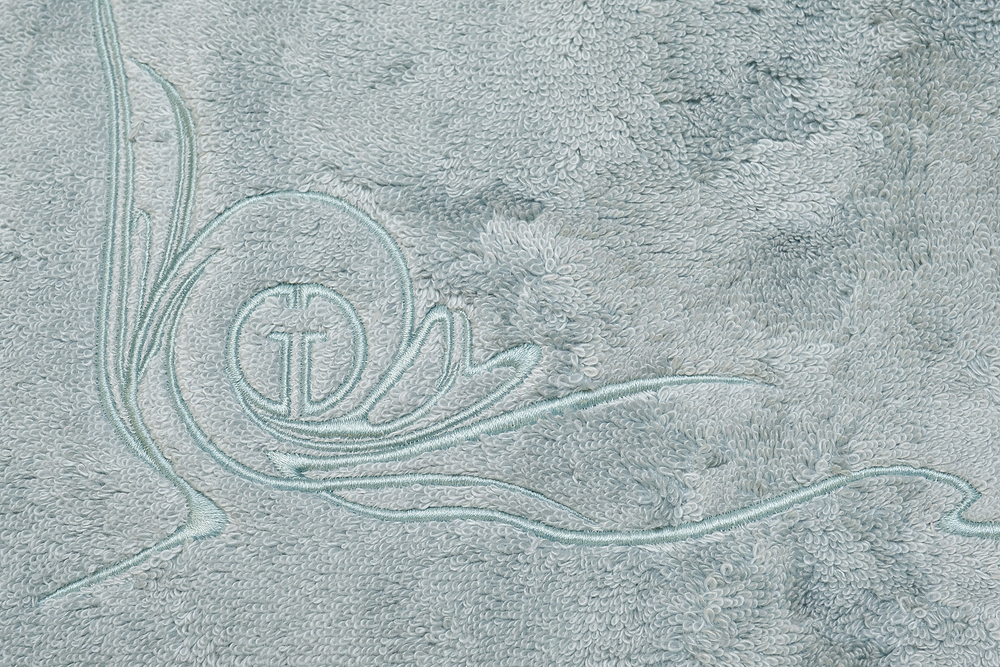 Полотенце 50х90 Garda Decor Лирика бирюзовое