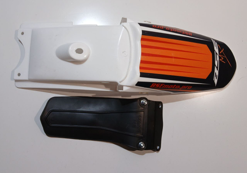 Крыло заднее Питбайк BSE MX 125, оранжевый