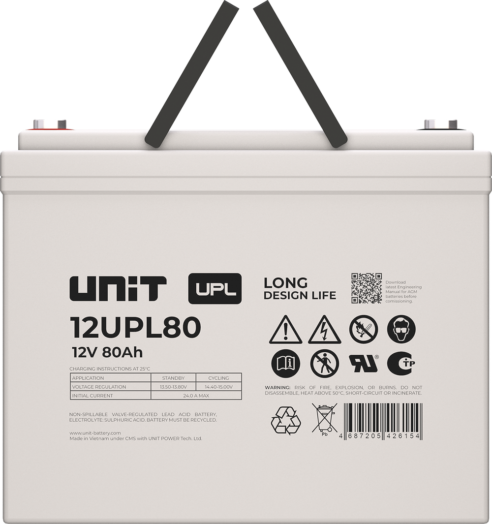 Аккумулятор UNIT 12UPL80