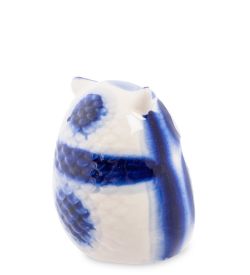 ГЛ- 383 Фигурка «Совенок» (Гжельский фарфор)