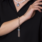 Браслет с Топазами и Кистью