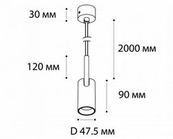 Подвесной светильник Italline DL 3038 DL 3038 black/gold