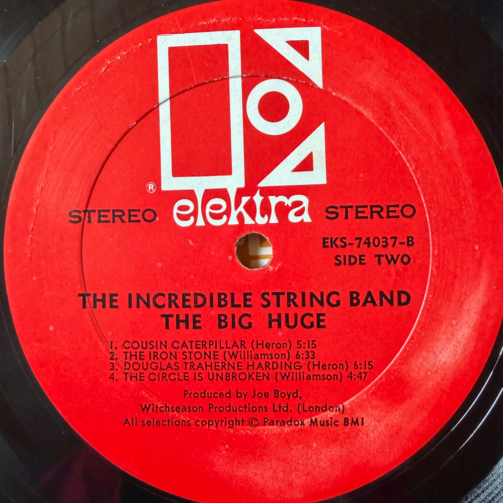 The Incredible String Band ‎– The Big Huge (США 1969г.) Т