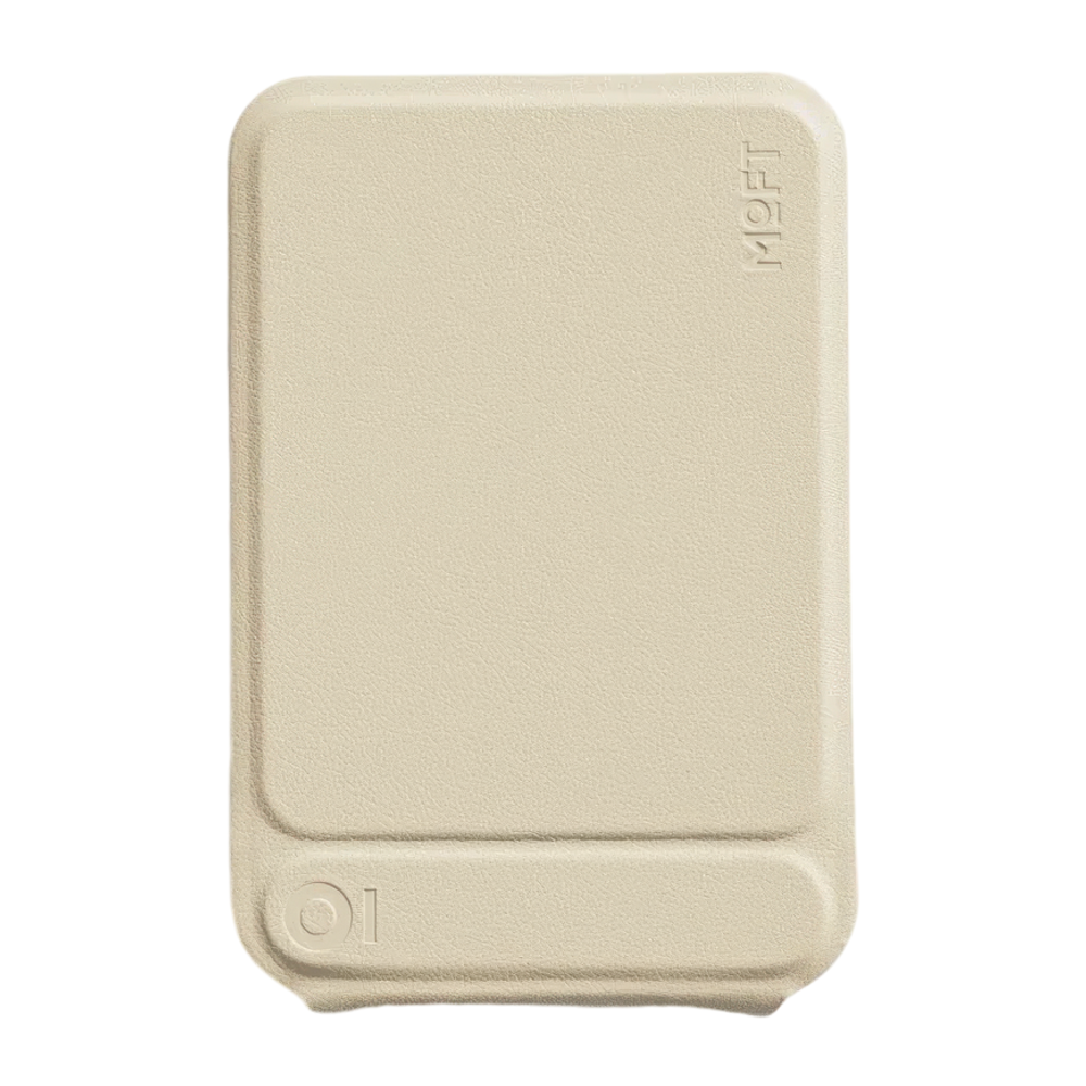 Кожаный чехол-бумажник MagSafe с подставкой MOFT Snap Tripod Wallet MOVAS Картхолдер-штатив из веганской кожи. Вмещает до двух карт