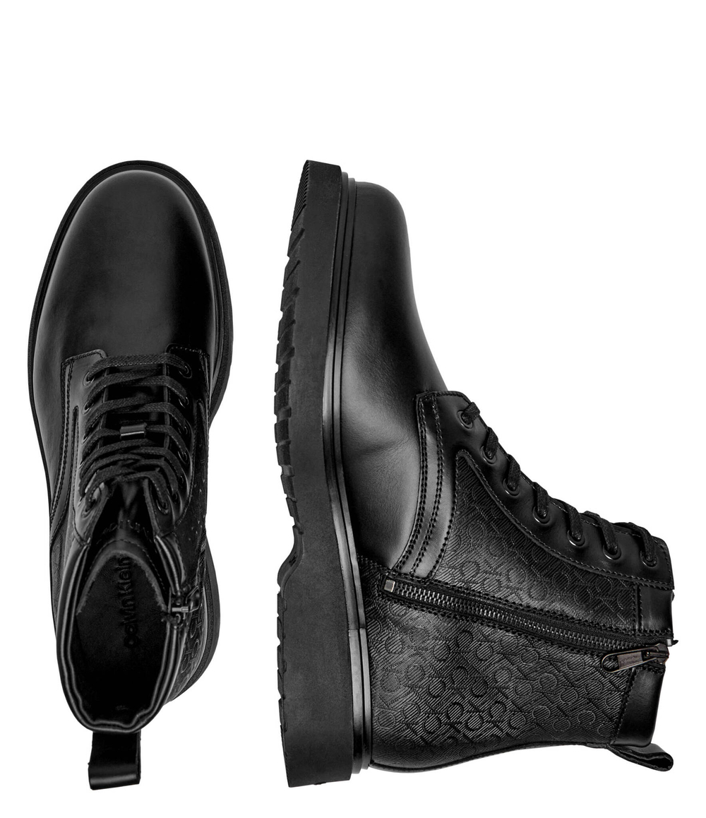 Кожаные трапперы Calvin Klein - черный(HM0HM01580)