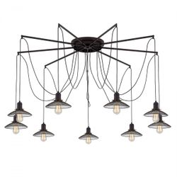 Citilux Эдисон CL451292 Люстра паук Венге