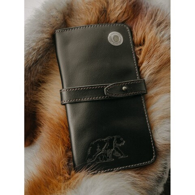 Портмоне (Черный, Медведь)