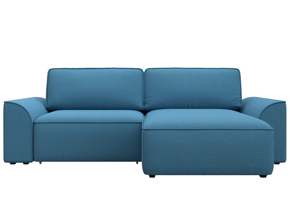 Диван угловой Лига-048 НПБ, Амур 10 голубой, Рогожка, 128267