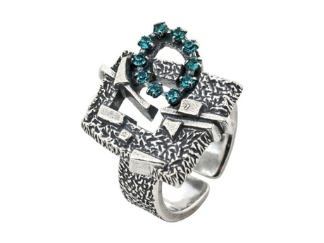 "Даце" кольцо в серебряном покрытии из коллекции "Прибалтика" от Jenavi