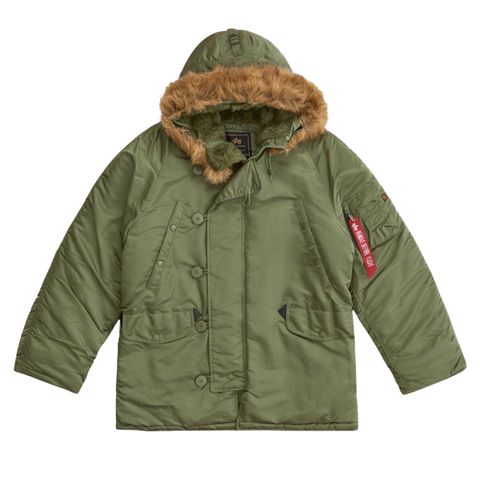 Парка Alpha Industries N-3B Regular Fit Sage Green (Зеленая)
