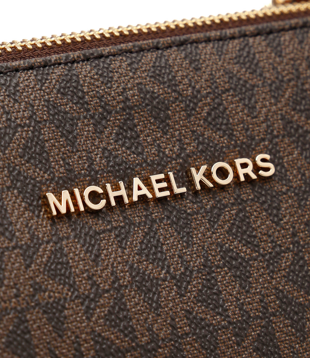 кожаная сумка-шопер jet set item Michael Kors - коричневый(30S0GTTT1B)