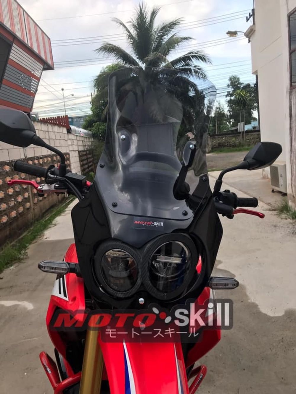 Windscreen for Honda CRF-Rally250-300. 2017-2024. Motoskill 2 tone