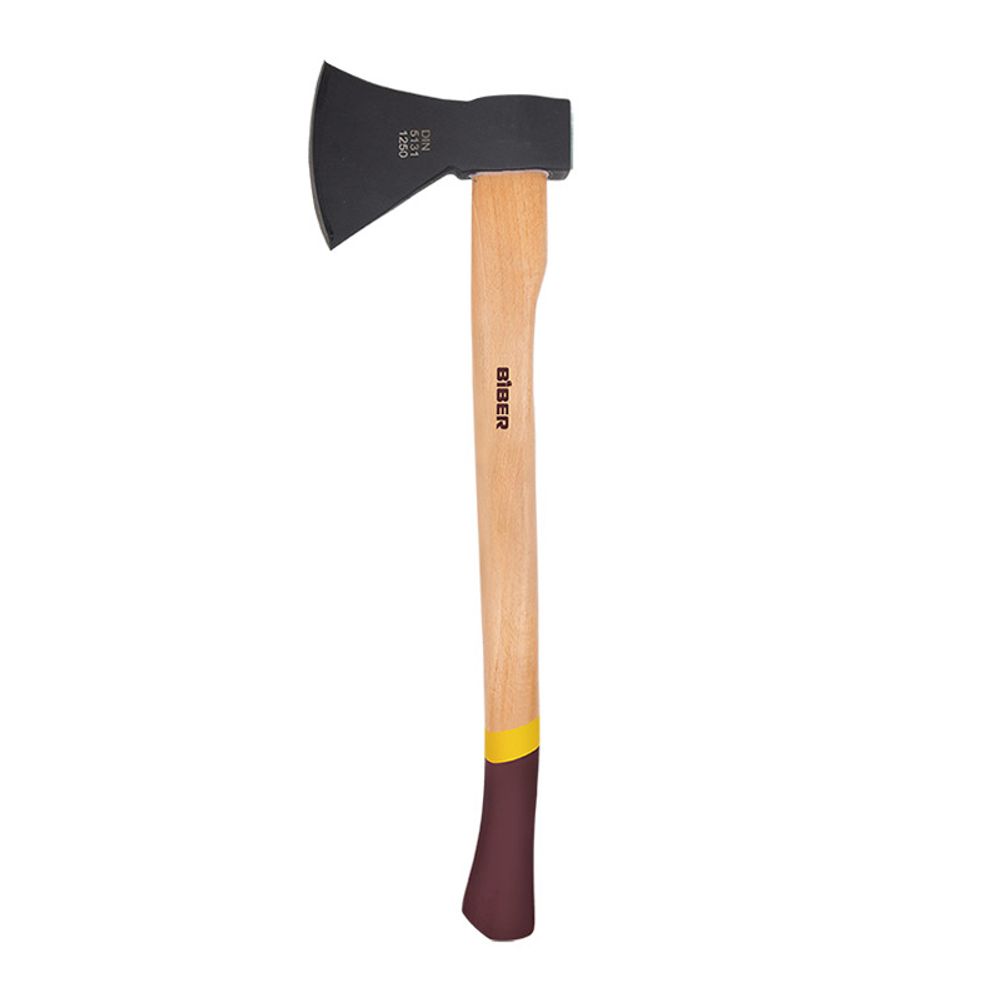 Топор 1250г,  кованый. дер.рукоятка, "Премиум", БИБЕР 85114 ---