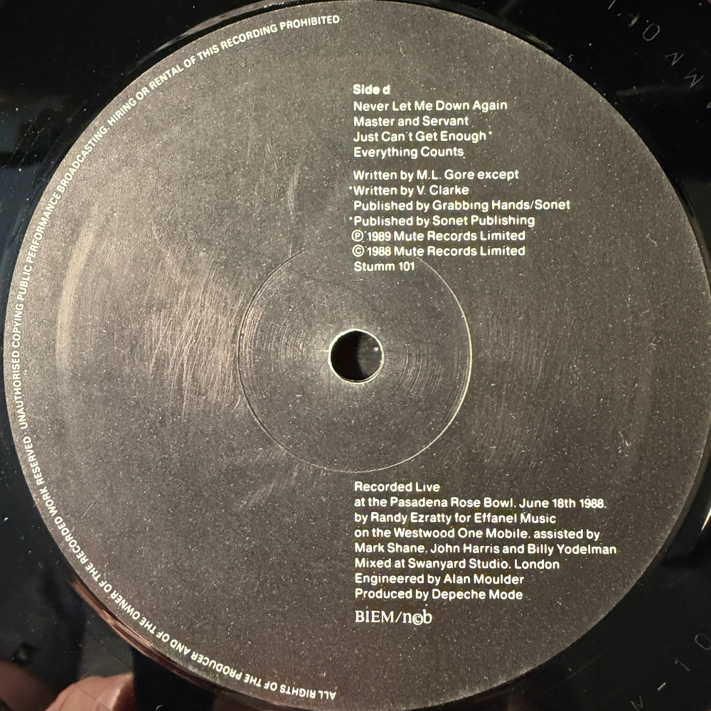 Depeche Mode - 101 2LP (Скандинавия 1989г.)