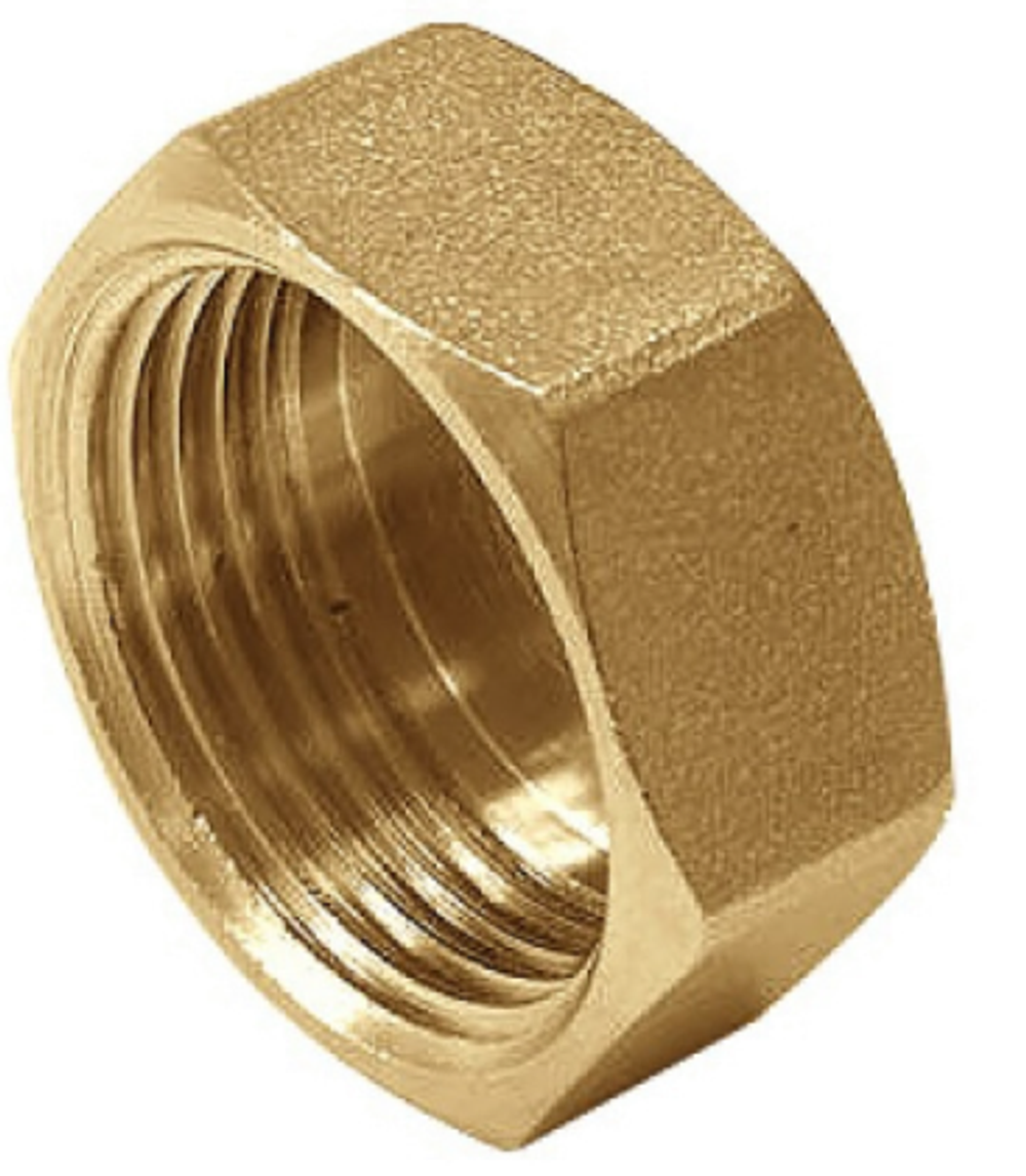 Заглушка латунь 1/4 вн-резба.