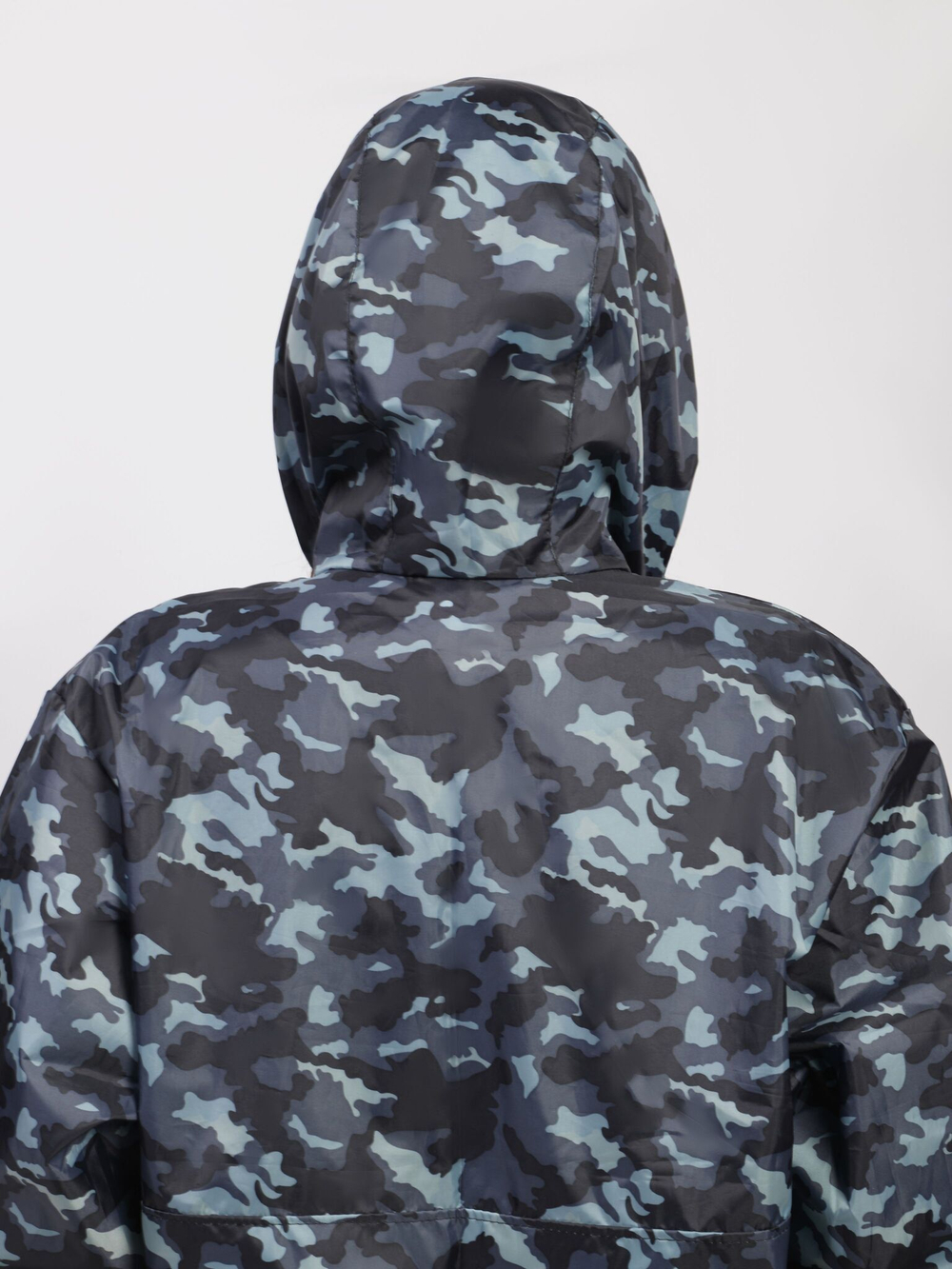 Спортивный костюм женский Prival Ветровлагозащитный, чёрный + кмф Город