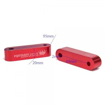 Проставки под капот EPMAN красные