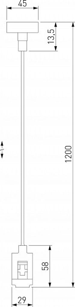 Подвес для трека Elektrostandard Esthetic Magnetic a065438