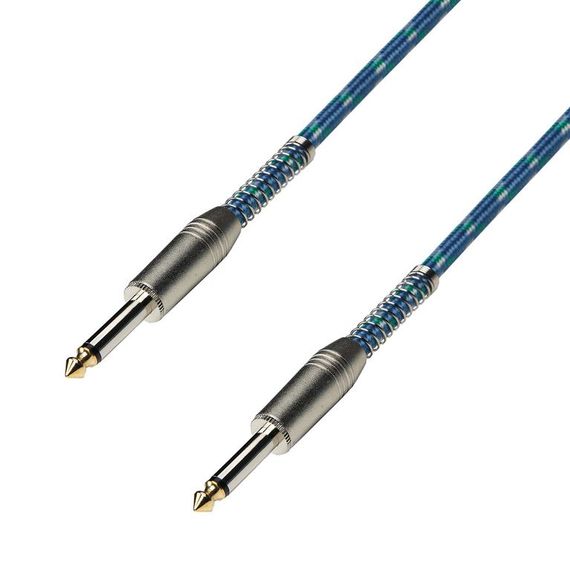 Adam Hall K3IPP0300VINTAGE - кабель инструментальный в оплетке, TRS (jack) 6,3 mm mono - TRS (jack)