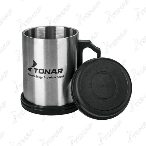Термокружка 400ML с пл. крышкой и подставкой (T.TK-004-400) Тонар