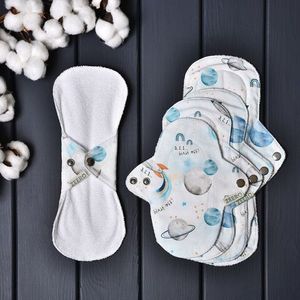 Многоразовая прокладка ZEERO Супер Premium "Галактика" светлая