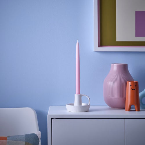 КЛОХЕТ KLOKHET Свечи без запаха 8 шт 25 см, розовые