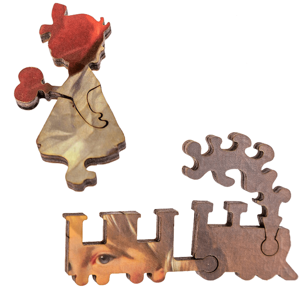 Пазл «Портрет детей художника Кузи и Маруси»