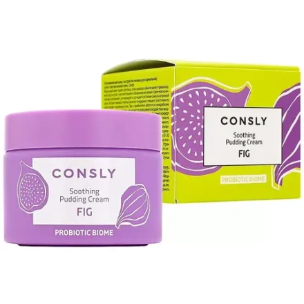 CONSLY Крем с экстрактом инжира для нормальной, сухой, чувствительной кожи Probiotic Biome, 50 мл