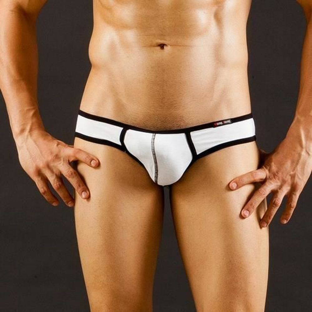 Мужские трусы брифы WangJiang белые WG00011