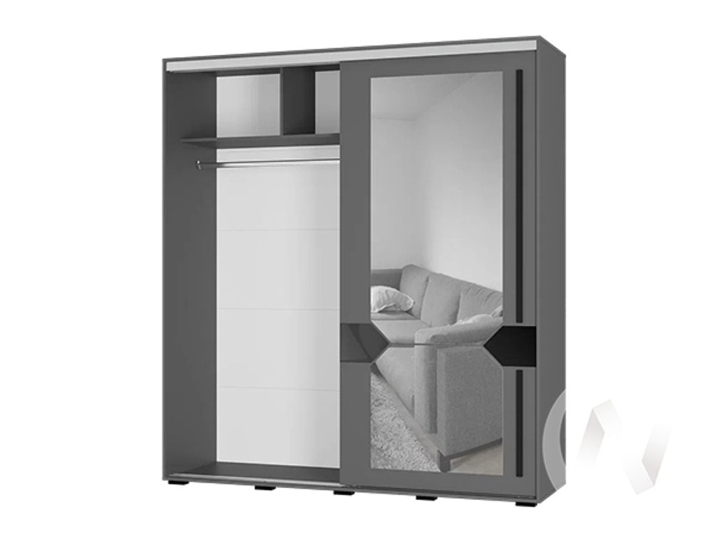 Шкаф-купе Крафт-9 (графит)