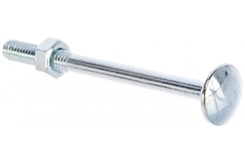 БОЛТ МЕБЕЛЬНЫЙ ELEMENT DIN603 С ГАЙКОЙ ОЦИНК 6Х70 6ШТ 2143