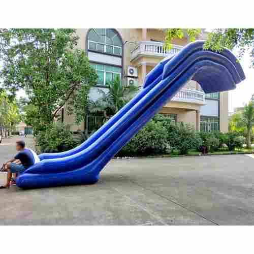 Водная надувная прямая горка для вышки (опоры) «Универсальная», 10*2*7 м