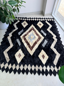 Покрывало меховое ковер из шкуры овчины