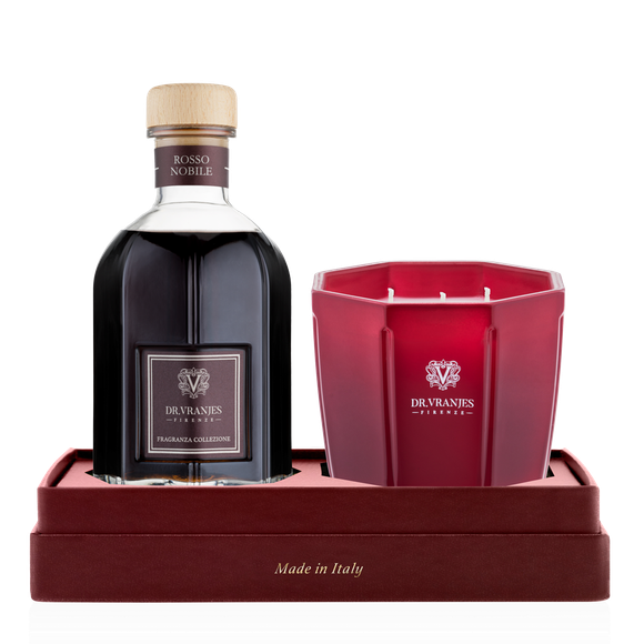 Dr. Vranjes Rosso Nobile диффузор 500 мл со свечой 500 г (аромат благородное красное вино)