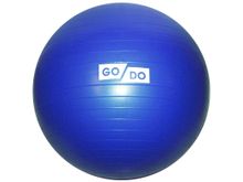 Мяч для фитнеса матовый d - 55 см GO DO :FB-55  (Синий)